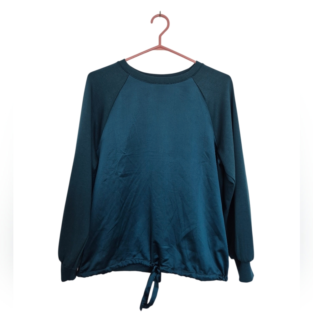 Teal Long Sleeve Sweatshirt